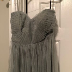 Jenny Yoo A-Line Bridesmaids Dress in Seaglass